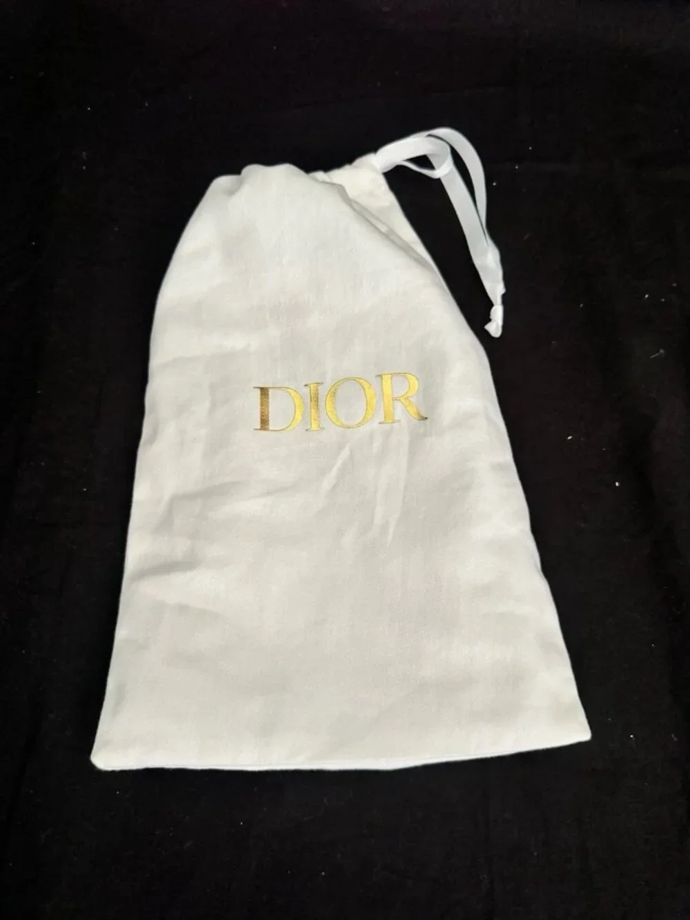 Dior Dust Bag Storage Cover Drawstring White 13